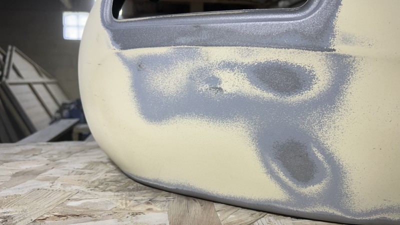 Aérogommage d’un Vespa à Rouen en Seine Maritime 76