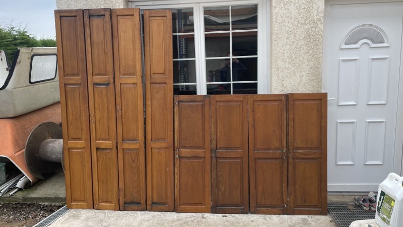 Aérogommage de volets à Hugleville en Caux proche Rouen en Seine Maritime